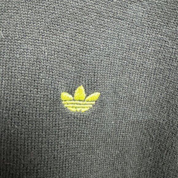 EUC - Adidas off the shoulder, black and yellow Size L - Picture 2 of 5